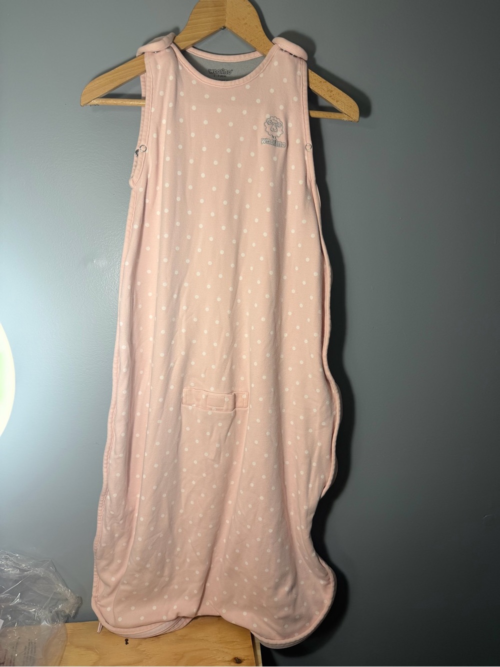 Woolino ultimate four season organic cotton and Merino Wool sleep sack 2-4 years